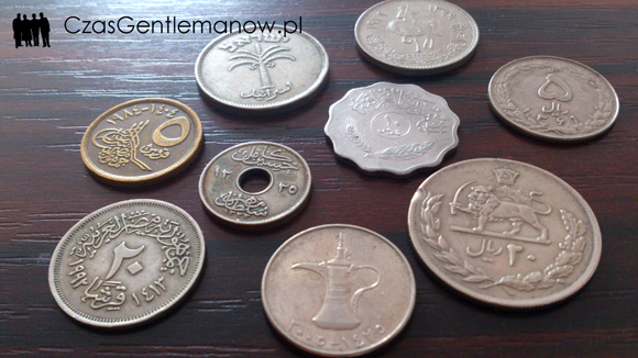 Z monet bliskowschodnich poznałem arabskie liczby i kalendarz muzułmański.